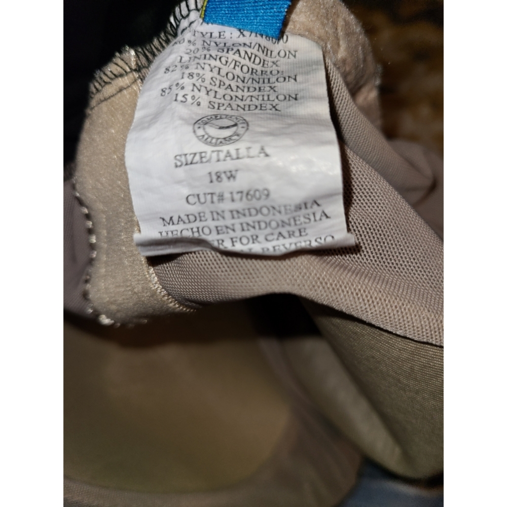 VINTAGE MAXINE BLACK ONE PIECE SWIMSUIT - Picture 5 of 5